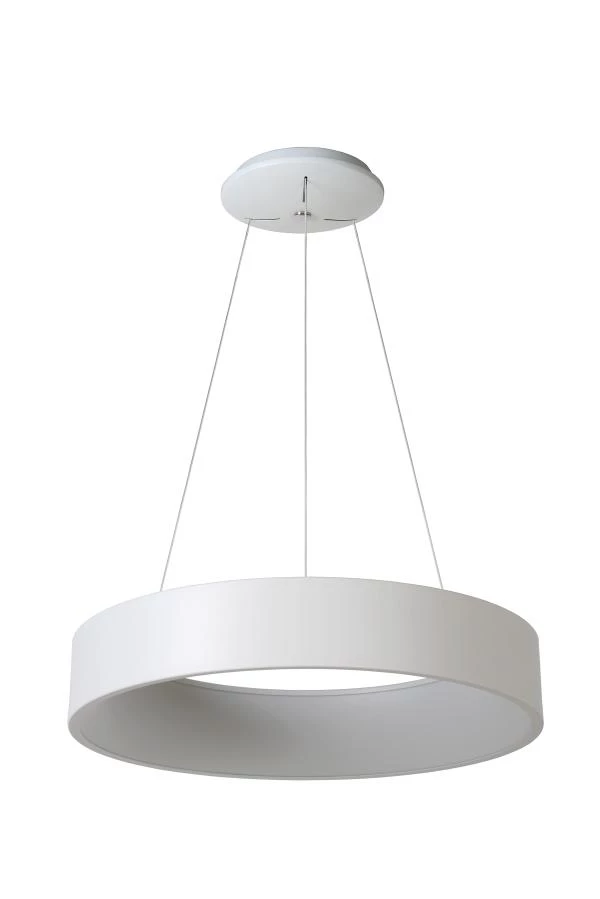 Lucide TALOWE LED - Lámpara colgante - Ø 60 cm - LED Regul. - 1x39W 3000K - Blanco - UIT